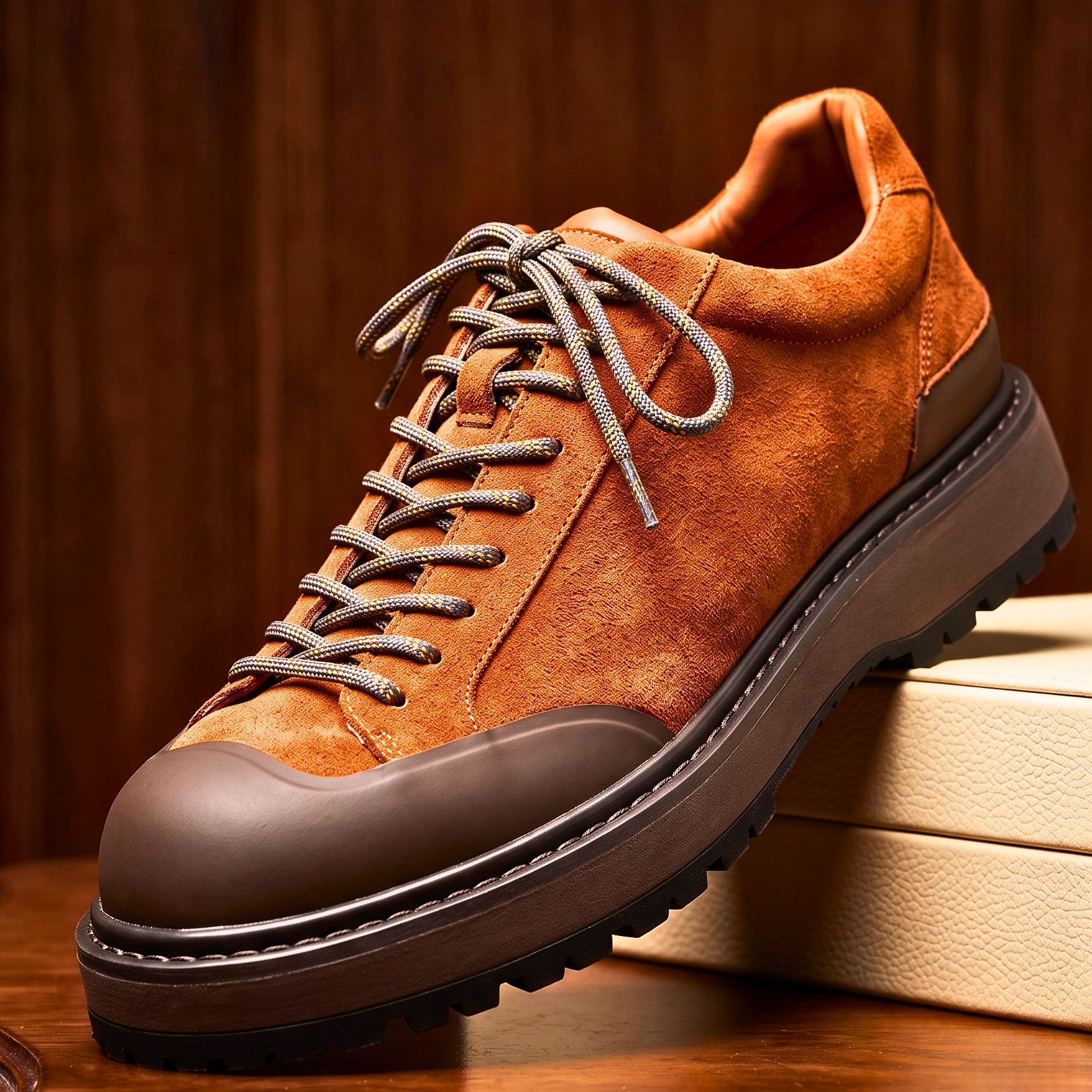 Vintage Thick Sole Leather Shoes