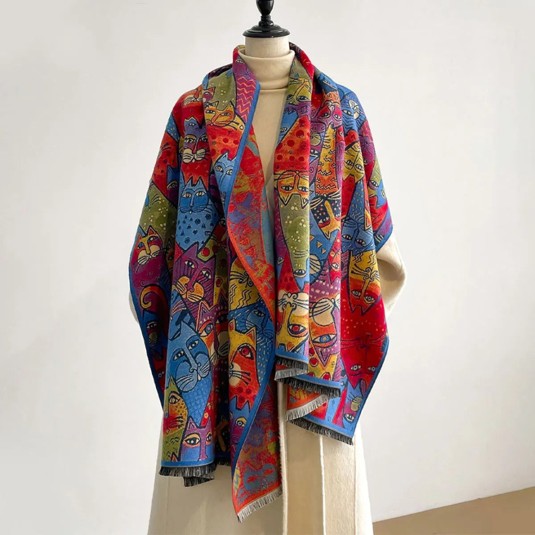 Pashmina Poncho Scarf