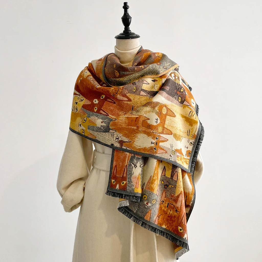 Pashmina Poncho Scarf