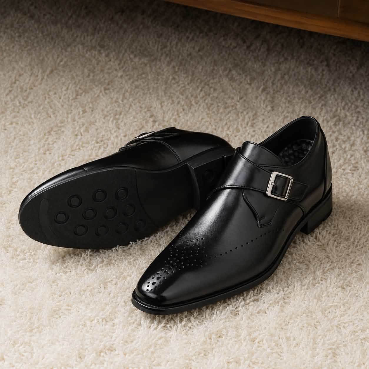 Men's Split Leather Business Loafers