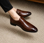 Men's Split Leather Business Loafers