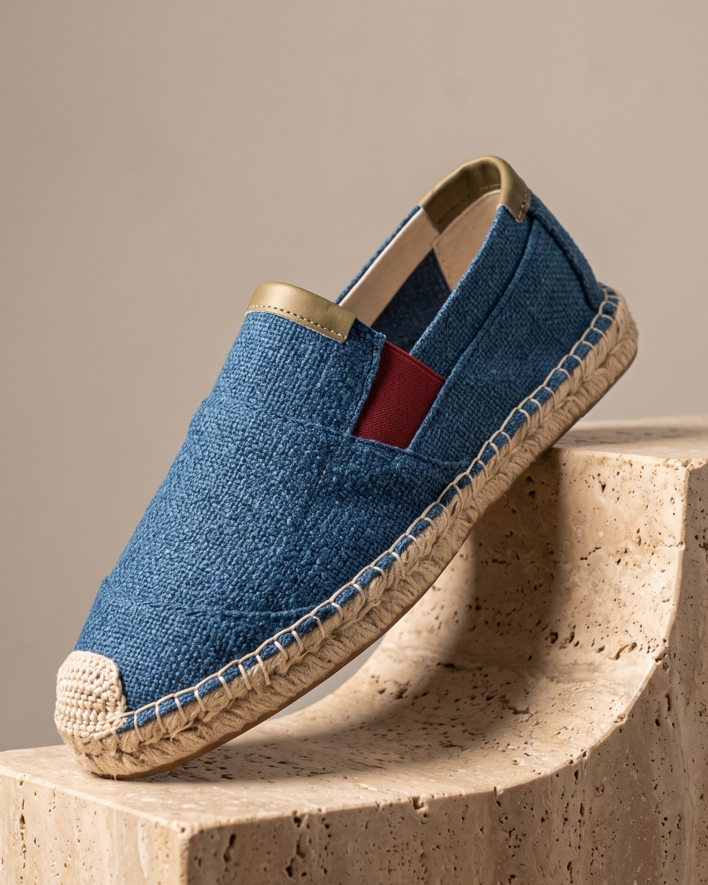 Handcrafted Canvas Espadrille Loafers