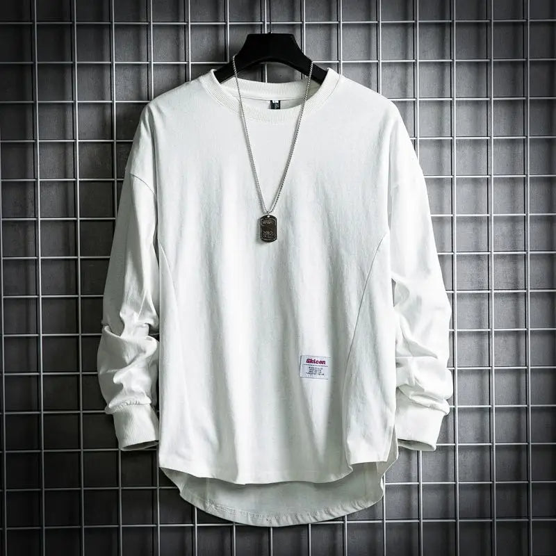 Crew Neck Long Sleeve T-Shirt