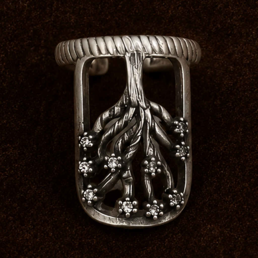Retro Punk Adjustable Nail Ring