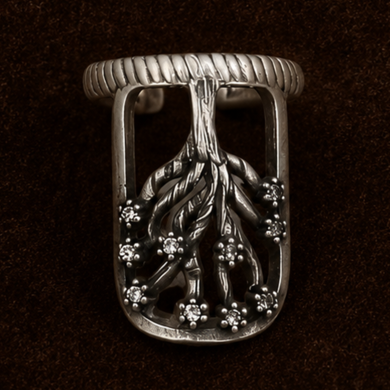 Retro Punk Adjustable Nail Ring