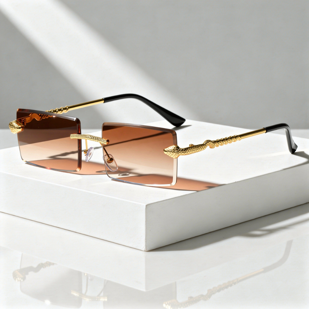 Gradient Lens Metal Eyewear