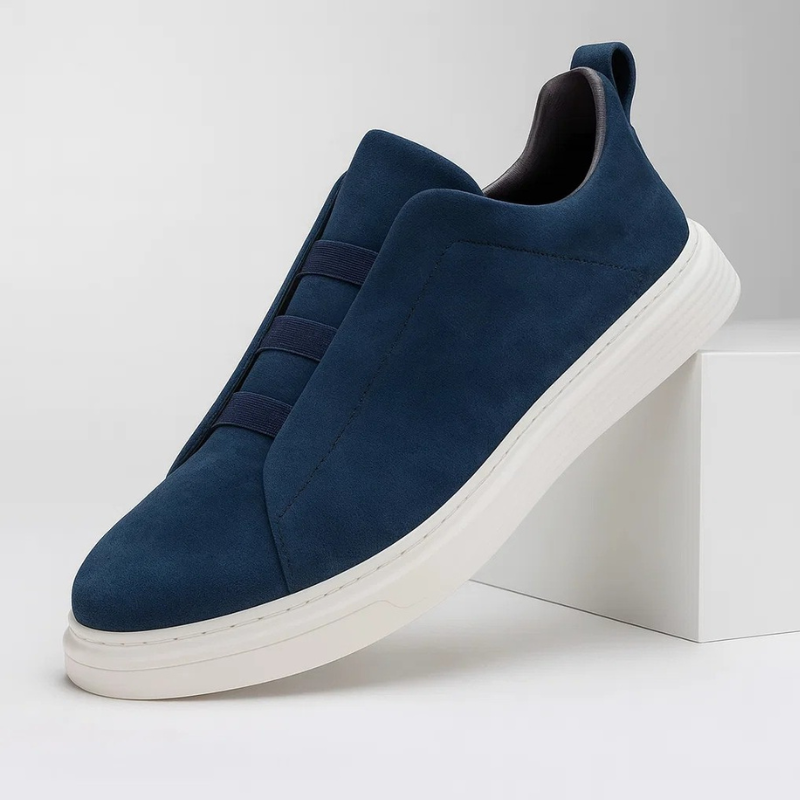 Faux Suede Slip-On Loafers