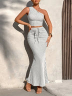 Capri Stripe Maxi Set