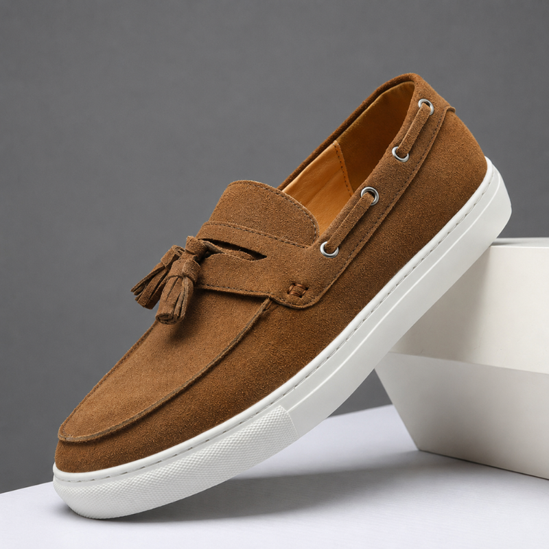 Classic Tassel Suede Loafers