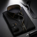 Premium Patchwork Business Shirt