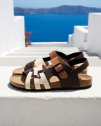 Cork Footbed Slide Sandals