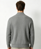 Corduroy Zip-Up Cardigan