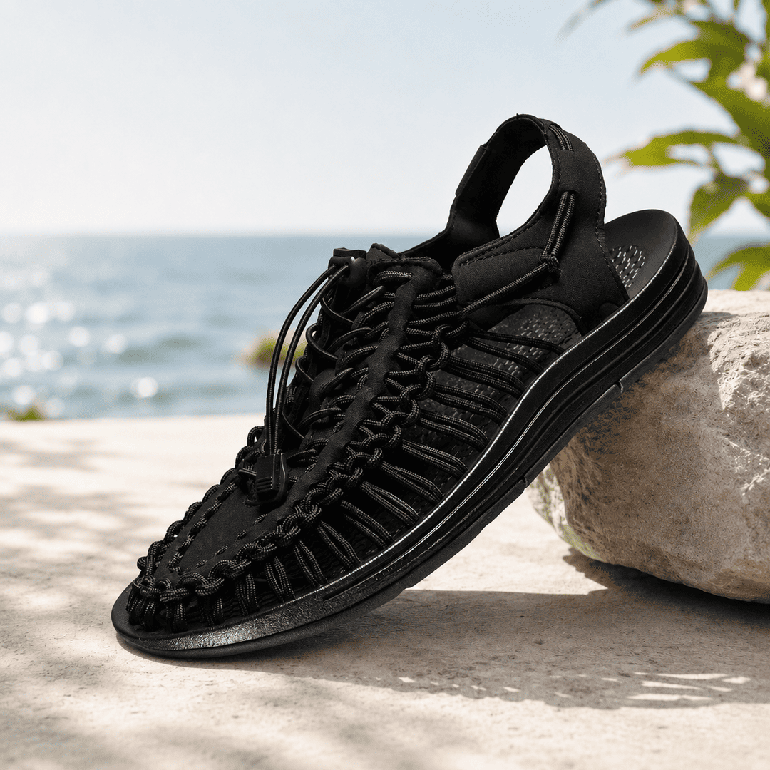 Breathable Knit Beach Sandals