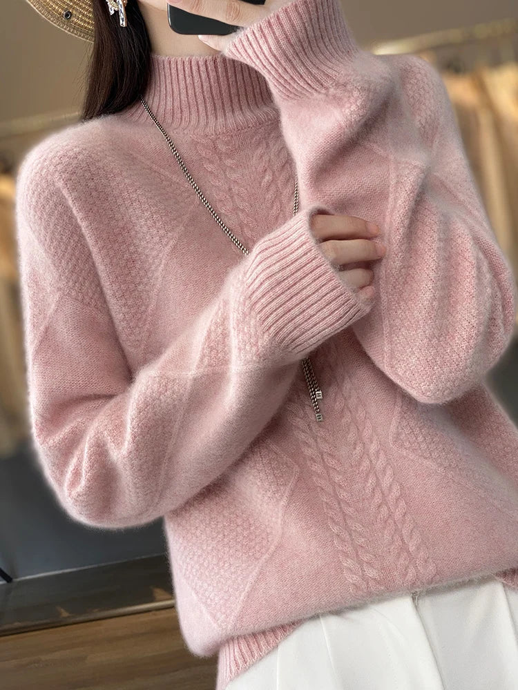 Half Turtleneck Soft Sweater