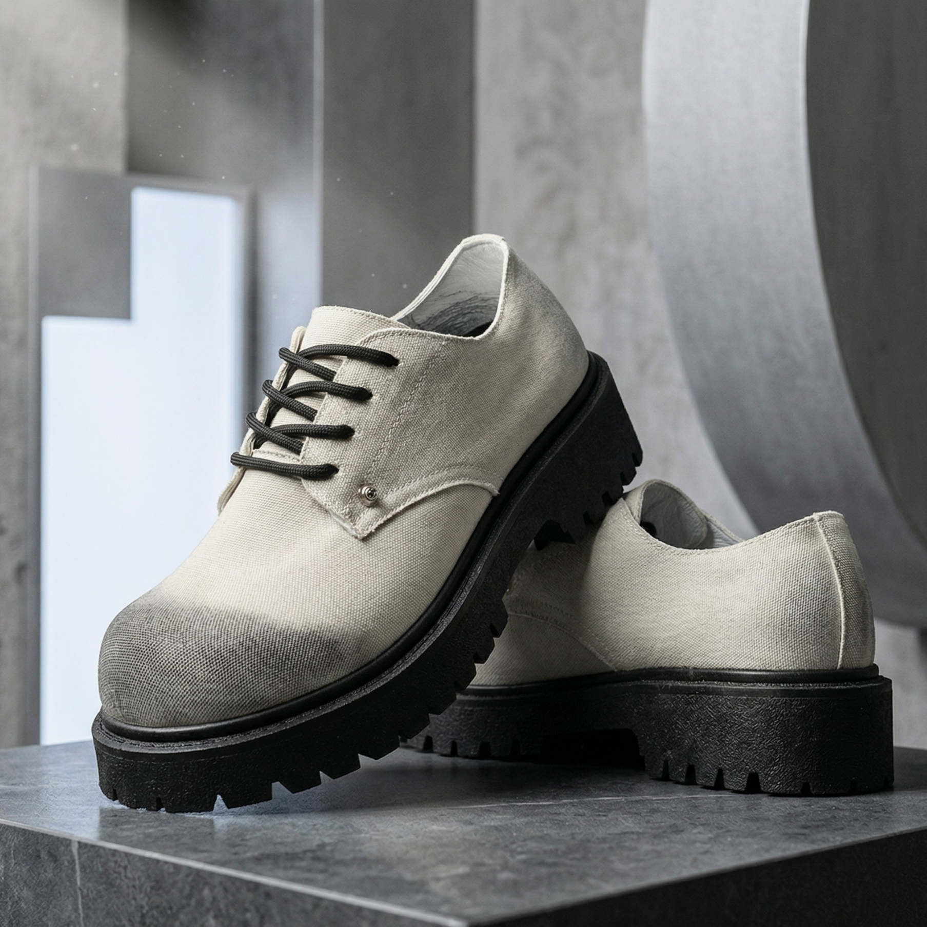 British Style Chunky Shoes