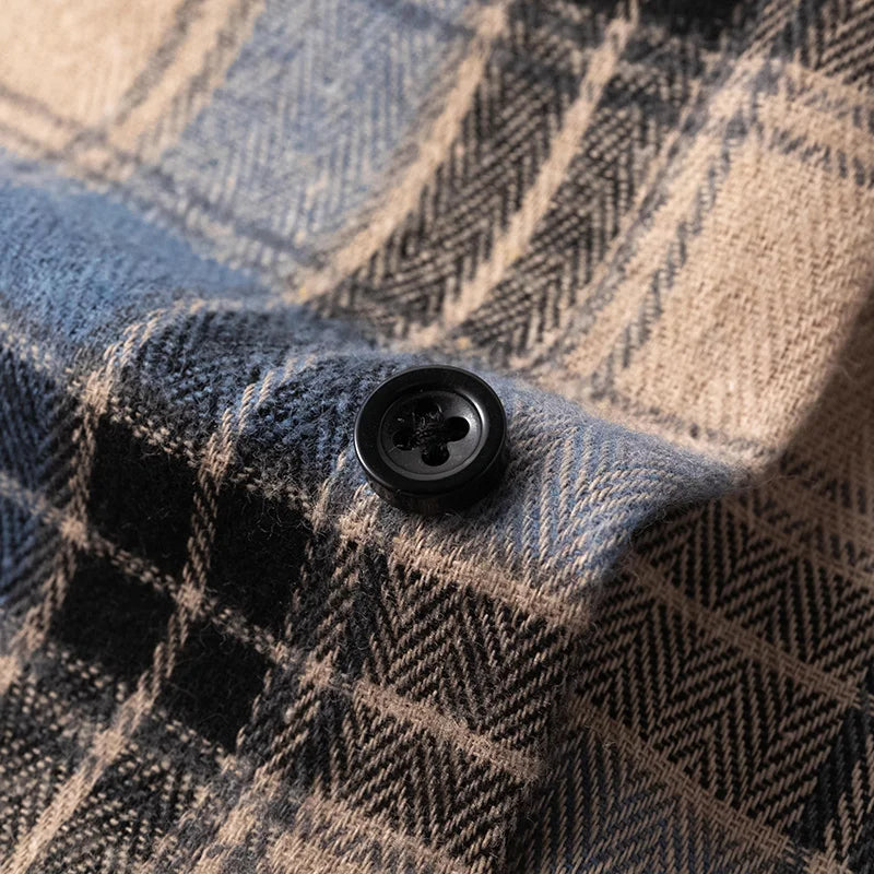 Vintage Plaid Flannel Shirt