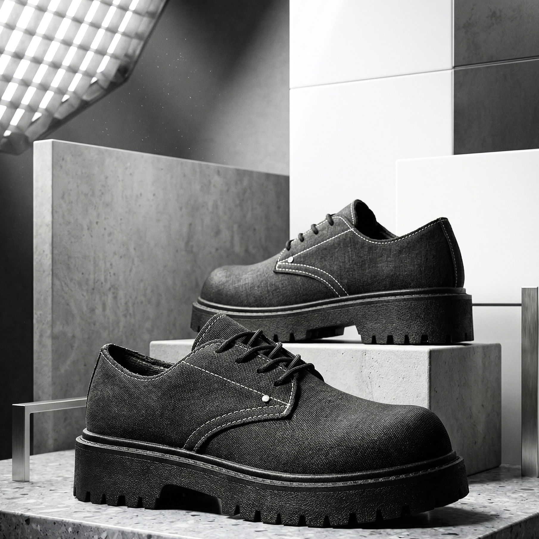 British Style Chunky Shoes