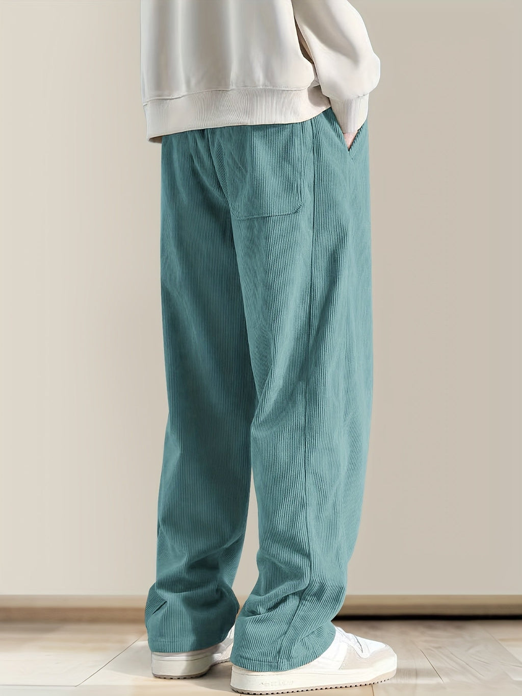 Corduroy Pants Drawstring Waist