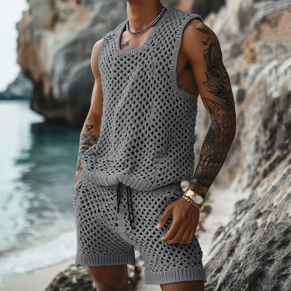 Men's Vertical Stripe Summer Shirt