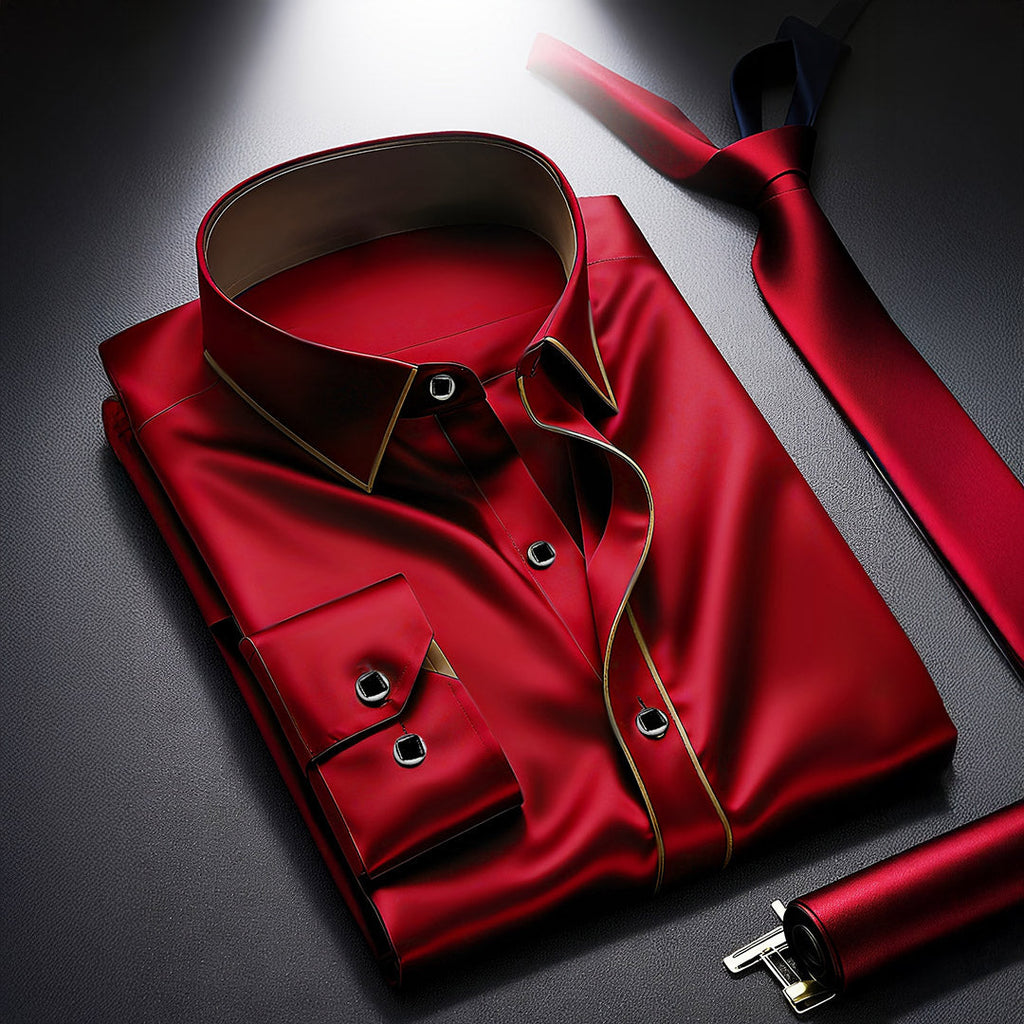Premium Patchwork Business Shirt