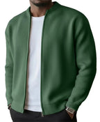 Corduroy Zip-Up Cardigan
