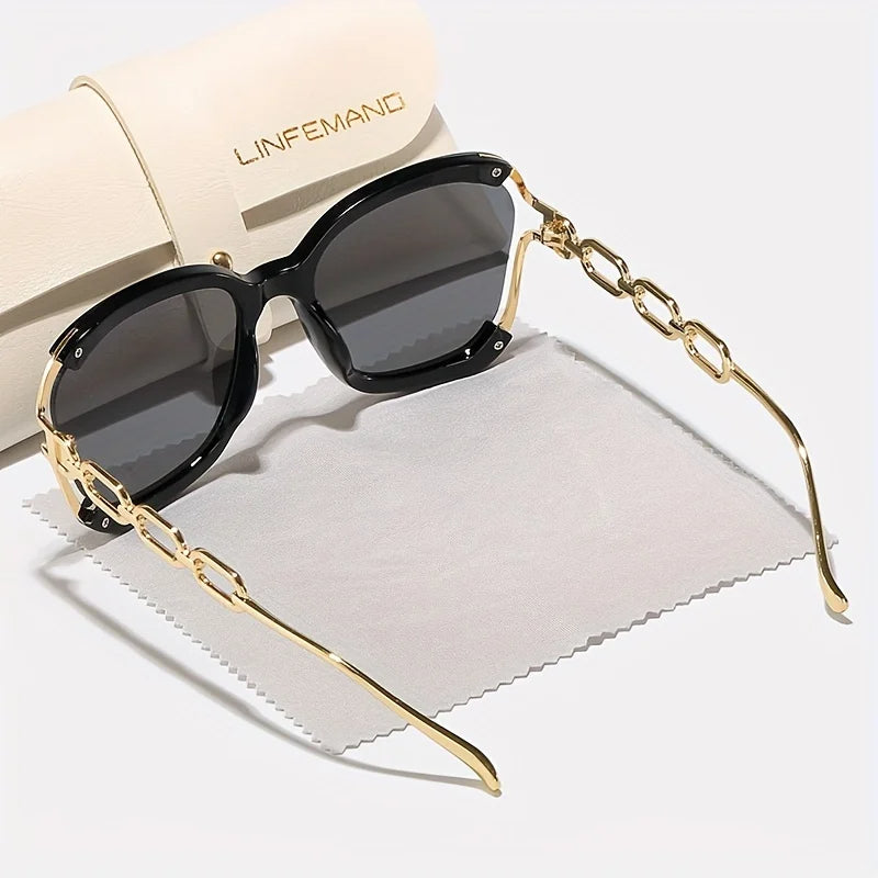 Pearl Chain Gradient Sunglasses