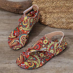 Bohemian Print Women's Flat Sandals