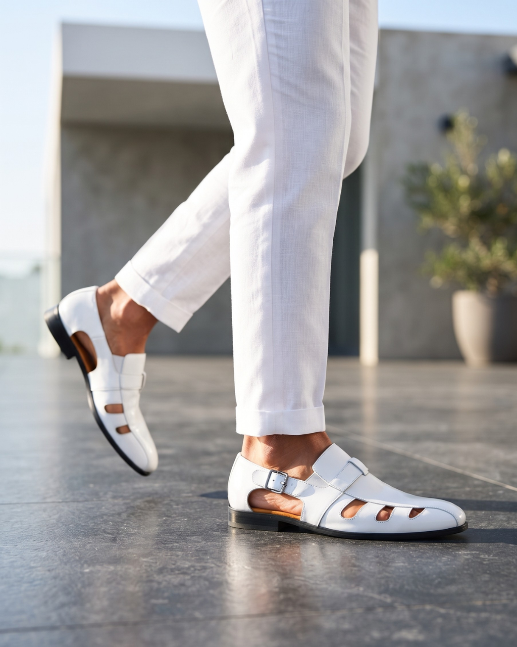 Gladiator Monk Strap Sandals
