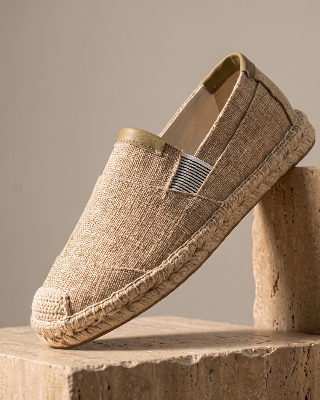 Handcrafted Canvas Espadrille Loafers