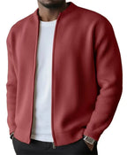 Corduroy Zip-Up Cardigan