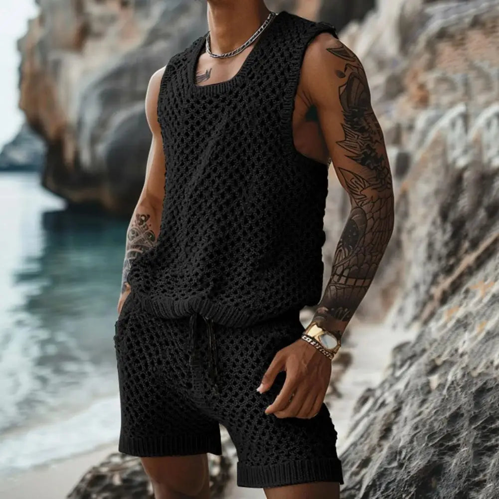 Men's Vertical Stripe Summer Shirt