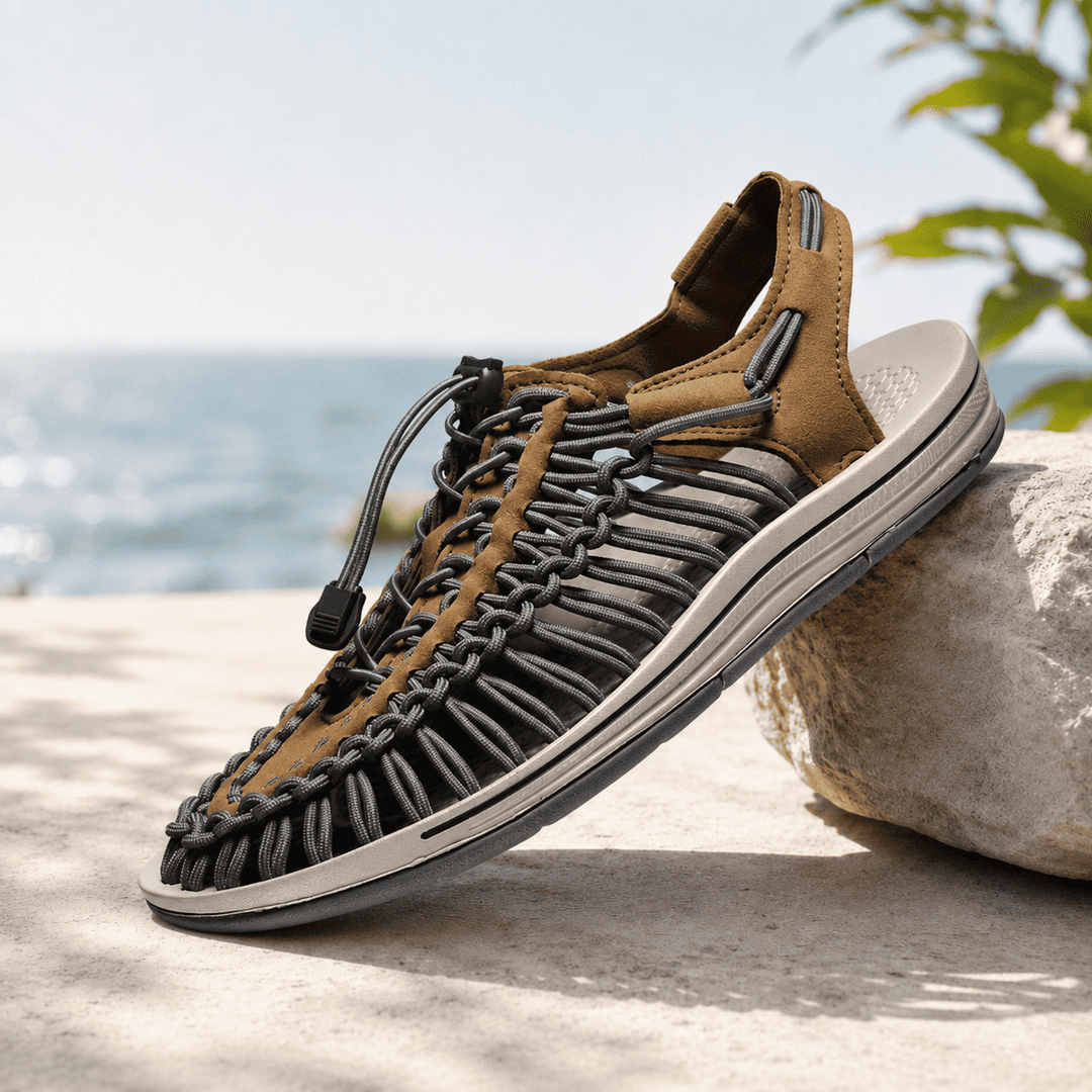 Breathable Knit Beach Sandals