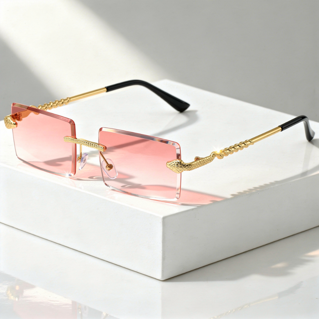 Gradient Lens Metal Eyewear