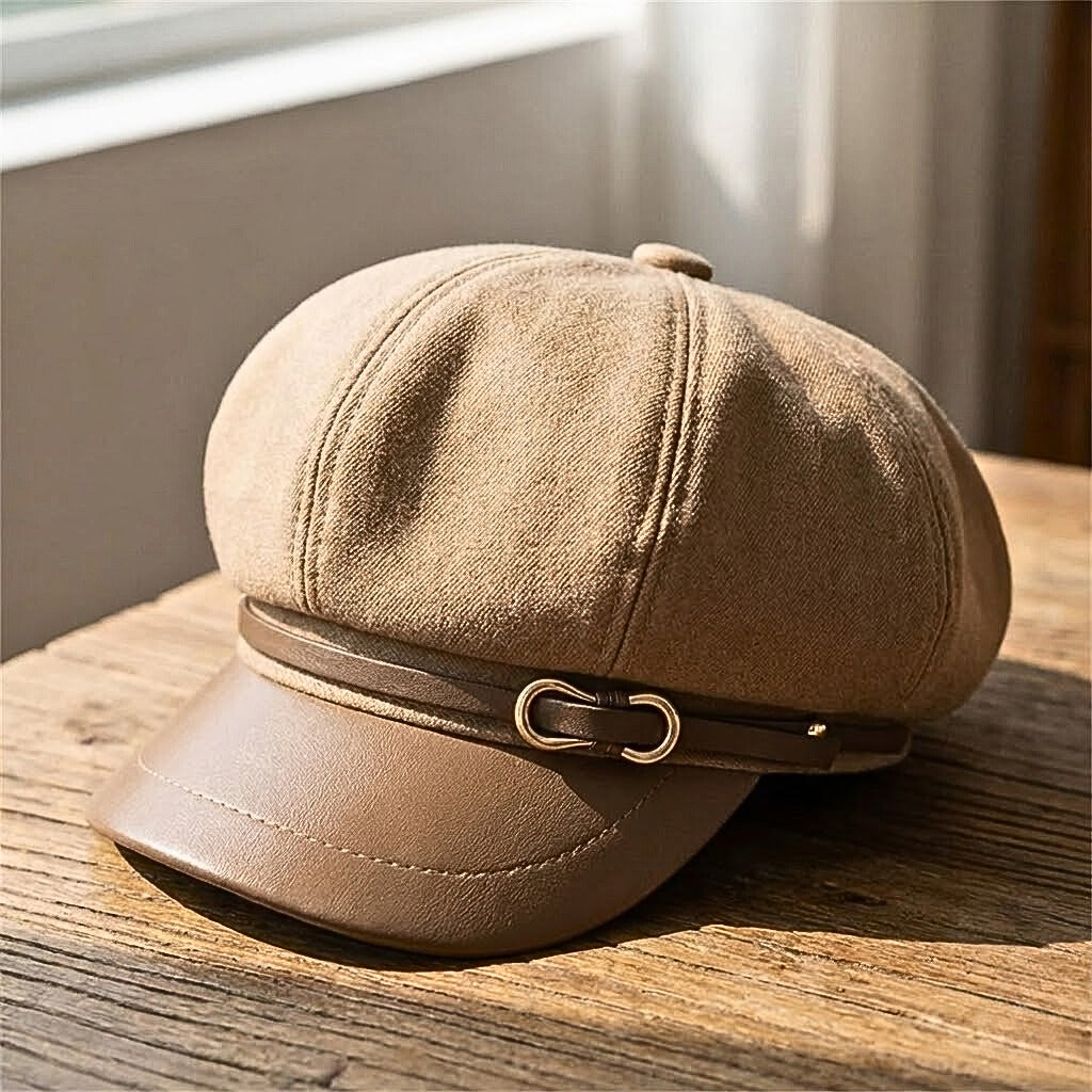 Octagonal Beret Cap