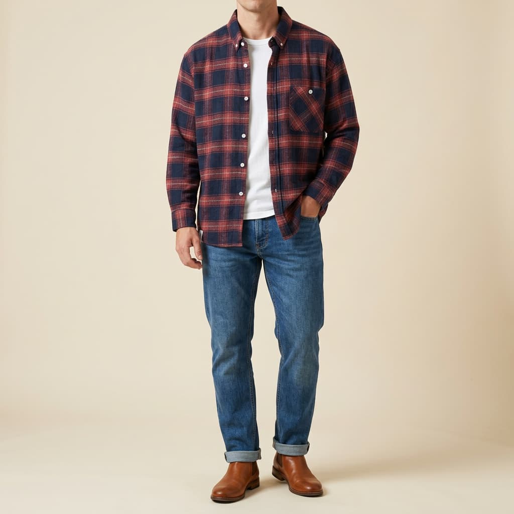 Roman Plaid Shirt
