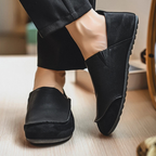 Suede Leather Slip-Ons