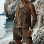 Men's Vertical Stripe Summer Shirt