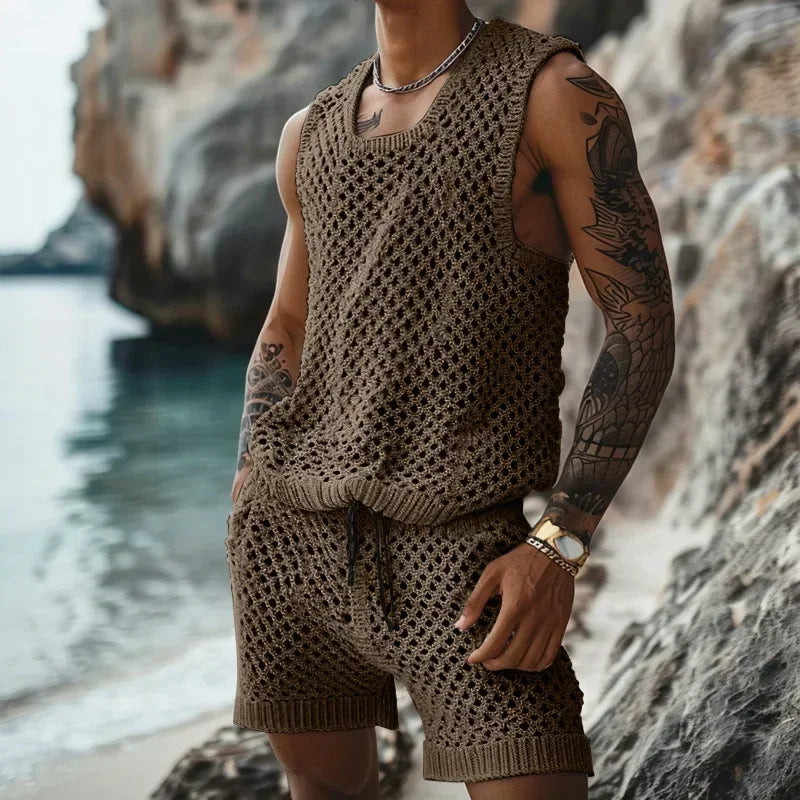 Men's Vertical Stripe Summer Shirt