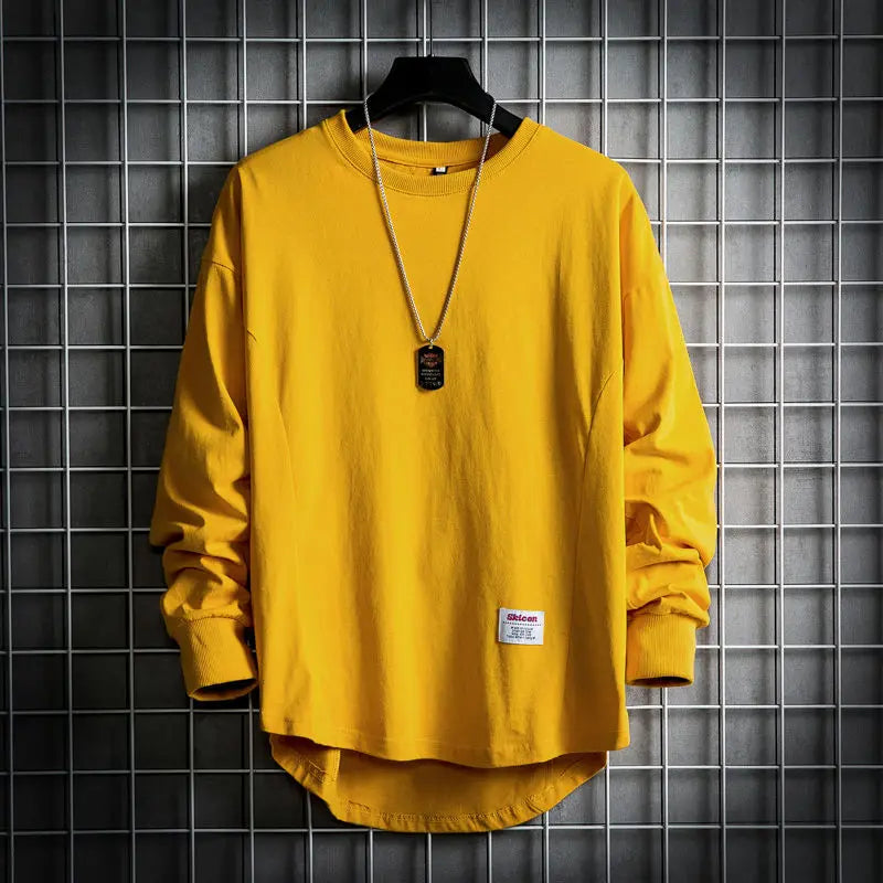 Crew Neck Long Sleeve T-Shirt