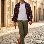 Roman Plaid Shirt