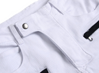 Men’s Patchwork Slim Fit Jeans