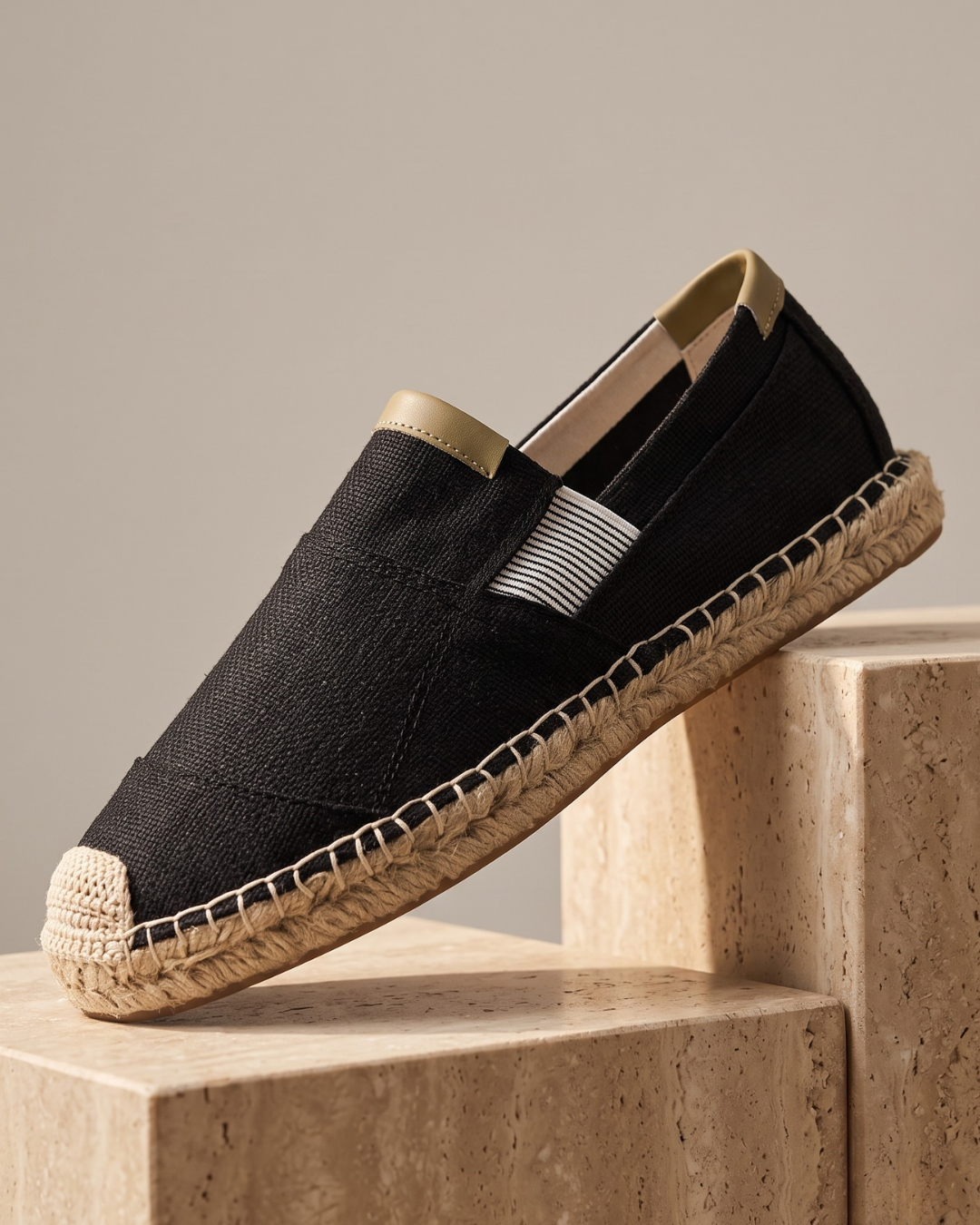 Handcrafted Canvas Espadrille Loafers
