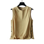 Loose Casual Cotton Vest