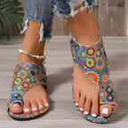 Bohemian Print Women's Flat Sandals