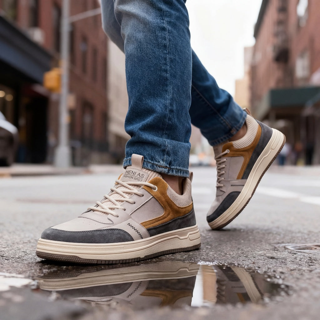 Comfortable Lace-Up Walking Shoes