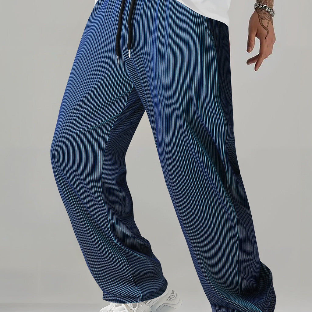 Gradient Straight-Leg Pants