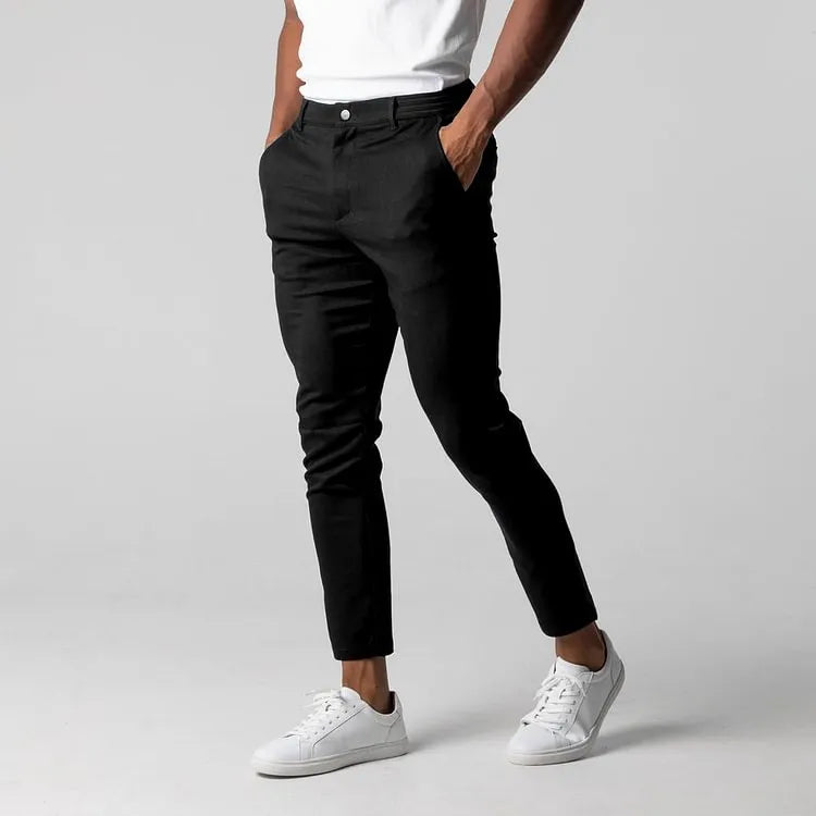 Cotton Casual Suit Trousers