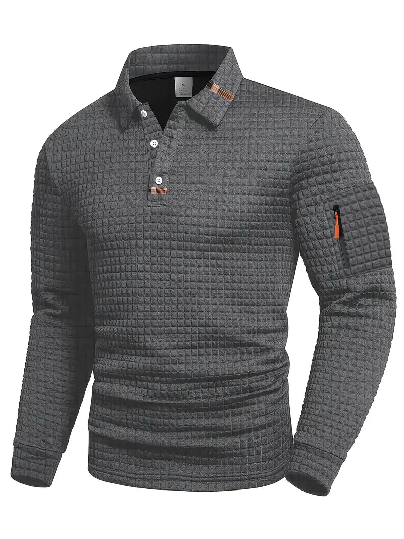 Textured Polo Shirt