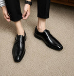 Men's Split Leather Business Loafers