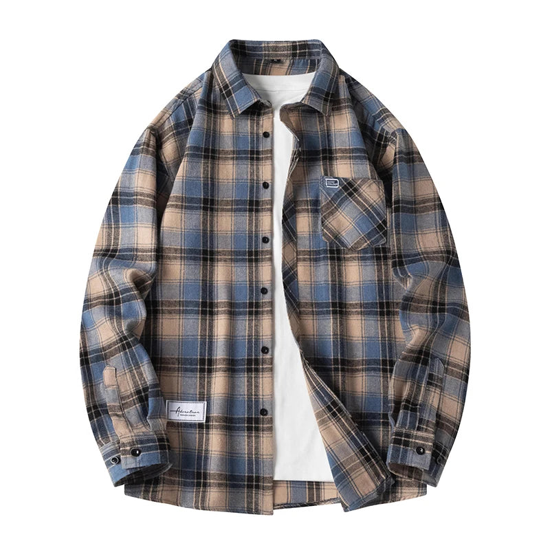 Vintage Plaid Flannel Shirt
